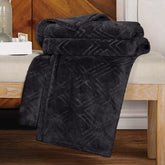 Alaska Diamond Fleece Plush Ultra-Soft Fluffy Blanket